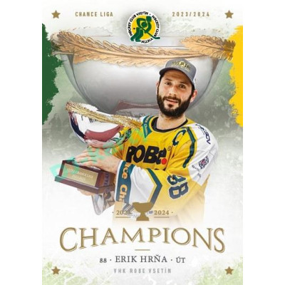 2024 Goal Cards Vsetín Champions #21 Erik Hrňa
