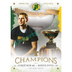 2024 Goal Cards Vsetín Champions #26 Luboš Rob ml. - bonus foto