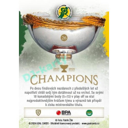 2024 Goal Cards Vsetín Champions #26 Luboš Rob ml. - bonus foto