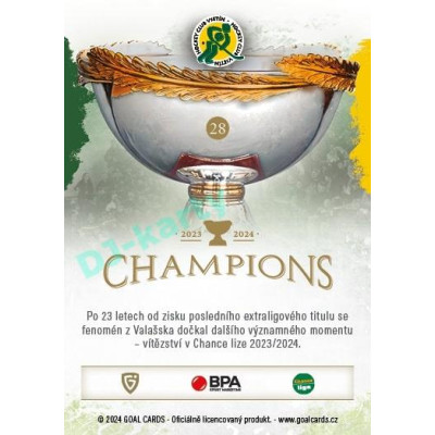 2024 Goal Cards Vsetín Champions #28 Klubové foto