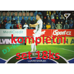 2021/22 Sportzoo Fortuna Liga II. serie PURE EMOTIONS - kompletní set 18ks karet