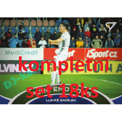 2021/22 Sportzoo Fortuna Liga II. serie PURE EMOTIONS - kompletní set 18ks karet