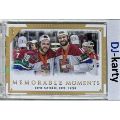 2024 LC Memorable Moments #MO-089 David Pastrňák, Pavel Zacha