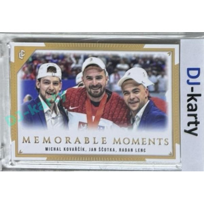 2024 LC Memorable Moments #MO-090 Michal Kovařčík, Jan Ščotka, Radan Lenc