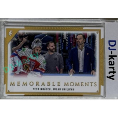 2024 LC Memorable Moments #MO-046 Petr Mrázek, Milan Hnilička