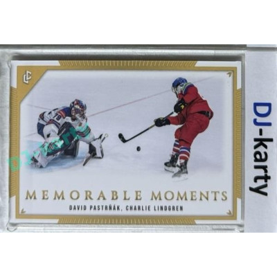 2024 LC Memorable Moments #MO-051 David Pastrňák, Charlie Lindgren