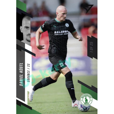 2023/24 Sportzoo Fortuna Liga 1. série #046 Daniel Köstl Black Camouflage 1of25
