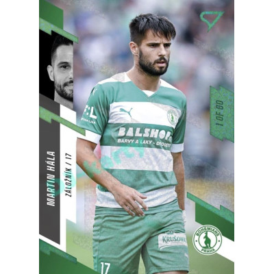 2023/24 Sportzoo Fortuna Liga 1. série #048 Martin Hála Green Dew 1of60