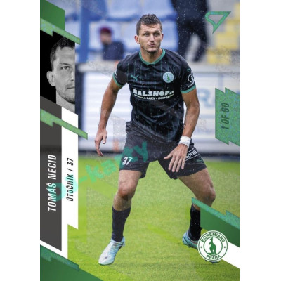 2023/24 Sportzoo Fortuna Liga 1. série #053 Tomáš Necid Green Dew 1of60