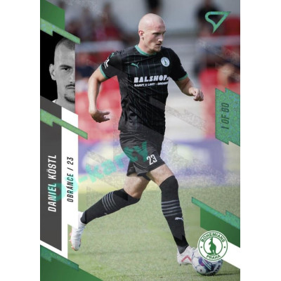 2023/24 Sportzoo Fortuna Liga 1. série #046 Daniel Köstl Green Dew 1of60