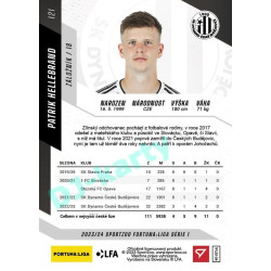 2023/24 Sportzoo Fortuna Liga 1. série #121 Patrik Hellebrand