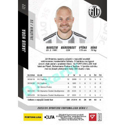 2023/24 Sportzoo Fortuna Liga 1. série #122 Jakub Hora