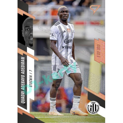 2023/24 Sportzoo Fortuna Liga 1. série #124 Quadri Adebayo Adediran Copper Sparks 1of100