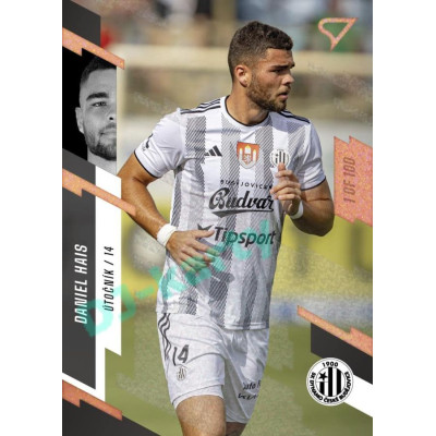 2023/24 Sportzoo Fortuna Liga 1. série #125 Daniel Hais Copper Sparks 1of100