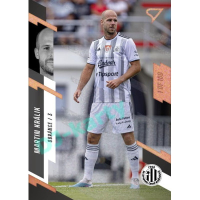 2023/24 Sportzoo Fortuna Liga 1. série #118 Martin Králik Copper Sparks 1of100