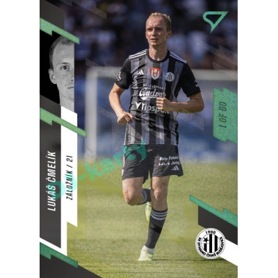 2023/24 Sportzoo Fortuna Liga 1. série #120 Lukáš Čmelík Green Dew 1of60