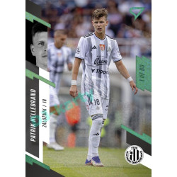 2023/24 Sportzoo Fortuna Liga 1. série #121 Patrik Hellebrand Green Dew 1of60