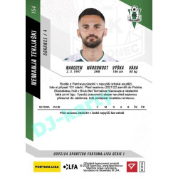 2023/24 Sportzoo Fortuna Liga 1. série #154 Nemanja Tekijaški