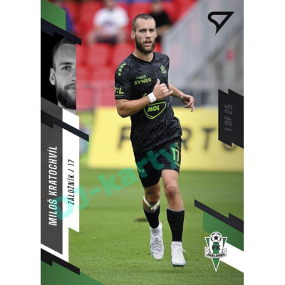 2023/24 Sportzoo Fortuna Liga 1. série #156 Miloš Kratochvíl Black Camouflage 1of25
