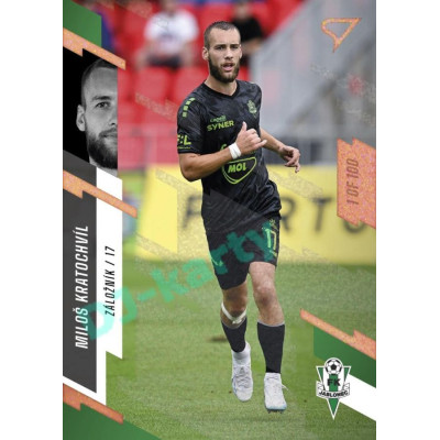2023/24 Sportzoo Fortuna Liga 1. série #156 Miloš Kratochvíl Copper Sparks 1of100