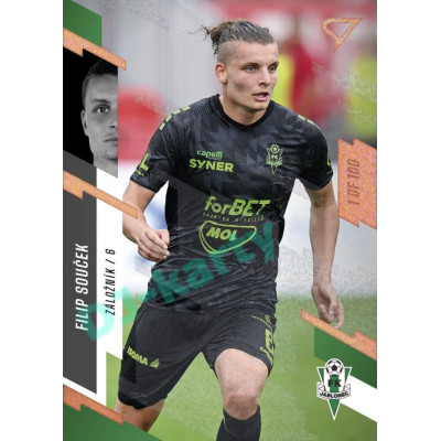 2023/24 Sportzoo Fortuna Liga 1. série #158 Filip Souček Copper Sparks 1of100