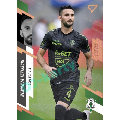 2023/24 Sportzoo Fortuna Liga 1. série #154 Nemanja Tekijaški Copper Sparks 1of100