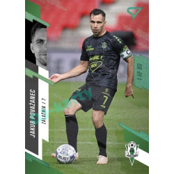 2023/24 Sportzoo Fortuna Liga 1. série #157 Jakub Považanec Green Dew 1of60