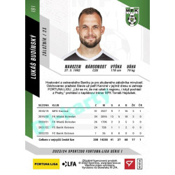 2023/24 Sportzoo Fortuna Liga 1. série #191 Lukáš Budínský