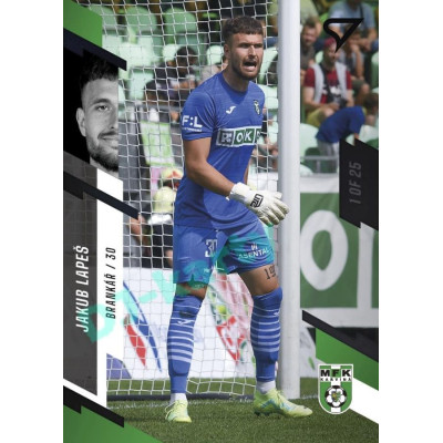 2023/24 Sportzoo Fortuna Liga 1. série #187 Jakub Lapeš Black Camouflage 1of25