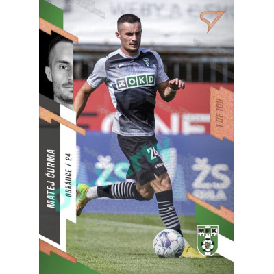 2023/24 Sportzoo Fortuna Liga 1. série #188 Matej Čurma Copper Sparks 1of100