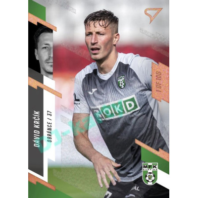 2023/24 Sportzoo Fortuna Liga 1. série #189 Dávid Krčík Copper Sparks 1of100