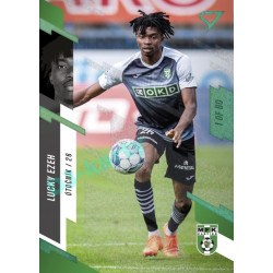 2023/24 Sportzoo Fortuna Liga 1. série #197 Lucky Ezeh Green Dew 1of60