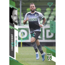 2023/24 Sportzoo Fortuna Liga 1. série #191 Lukáš Budínský Green Dew 1of60