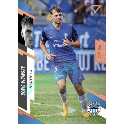 2023/24 Sportzoo Fortuna Liga 1. série #088 Denis Višinský Copper Sparks 1of100