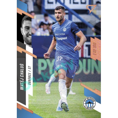 2023/24 Sportzoo Fortuna Liga 1. série #080 Matěj Chaluš Copper Sparks 1of100