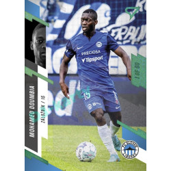 2023/24 Sportzoo Fortuna Liga 1. série #085 Mohamed Doumbia Green Dew 1of60