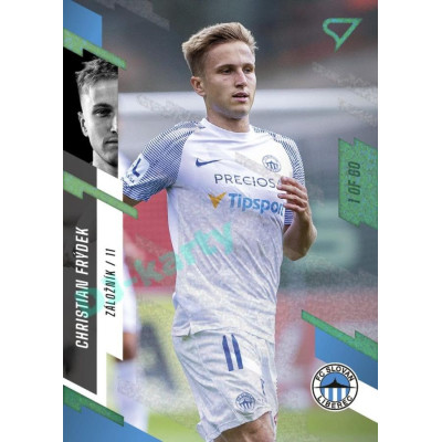 2023/24 Sportzoo Fortuna Liga 1. série #086 Christian Frýdek Green Dew 1of60