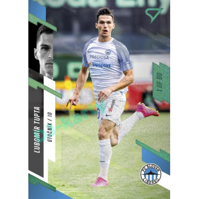 2023/24 Sportzoo Fortuna Liga 1. série #090 Ľubomír Tupta Green Dew 1of60