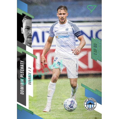 2023/24 Sportzoo Fortuna Liga 1. série #082 Dominik Plechatý Green Dew 1of60