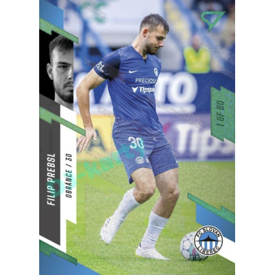 2023/24 Sportzoo Fortuna Liga 1. série #083 Filip Prebsl Green Dew 1of60