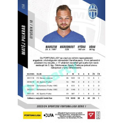 2023/24 Sportzoo Fortuna Liga 1. série #114 Matěj Pulkrab