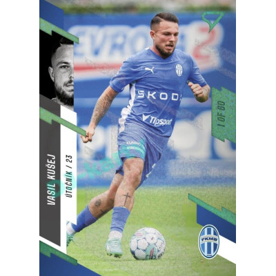 2023/24 Sportzoo Fortuna Liga 1. série #113 Vasil Kušej Green Dew 1of60