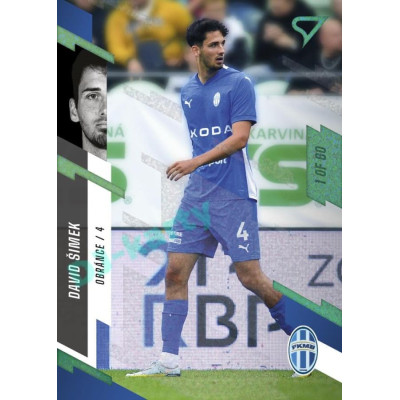 2023/24 Sportzoo Fortuna Liga 1. série #106 David Šimek Green Dew 1of60