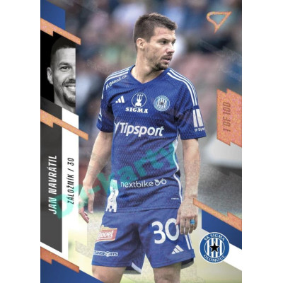 2023/24 Sportzoo Fortuna Liga 1. série #073 Jan Navrátil Copper Sparks 1of100