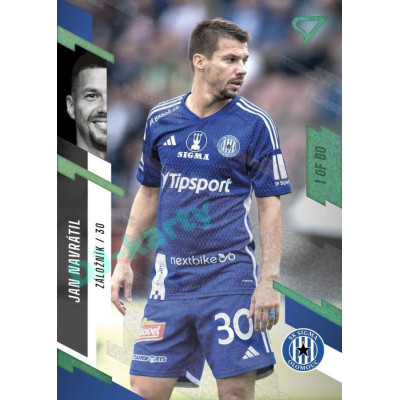 2023/24 Sportzoo Fortuna Liga 1. série #073 Jan Navrátil Green Dew 1of60