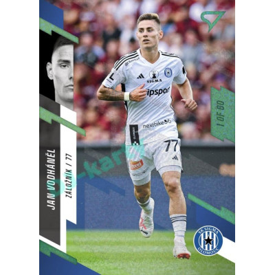 2023/24 Sportzoo Fortuna Liga 1. série #075 Jan Vodháněl Green Dew 1of60
