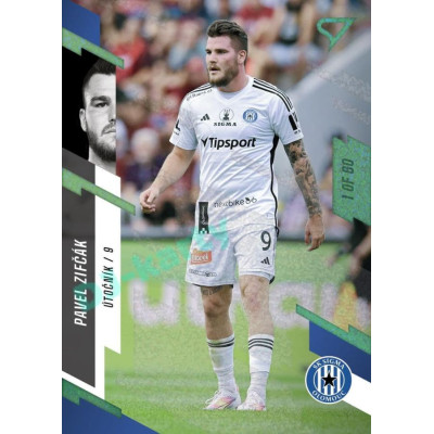 2023/24 Sportzoo Fortuna Liga 1. série #078 Pavel Zifčák Green Dew 1of60