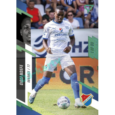 2023/24 Sportzoo Fortuna Liga 1. série #131 Gigli Ndefe Green Dew 1of60