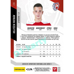 2023/24 Sportzoo Fortuna Liga 1. série #174 Vojtěch Patrák