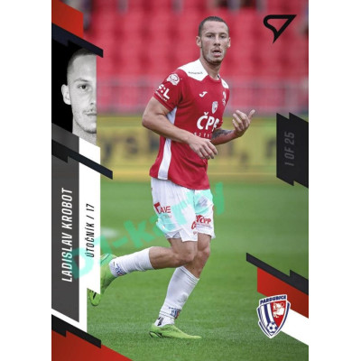 2023/24 Sportzoo Fortuna Liga 1. série #173 Ladislav Krobot Black Camouflage 1of25